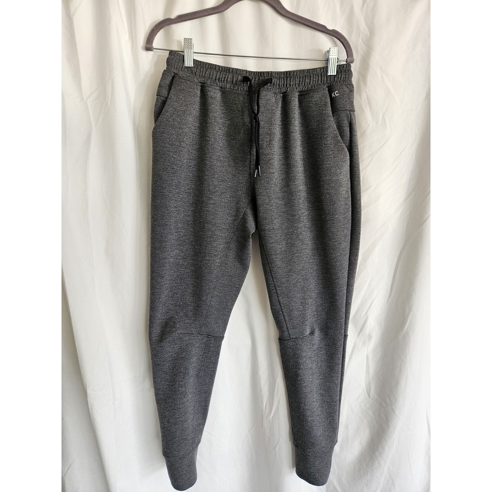 Kenneth Cole Active Men's M Jogger Pants Gray Stretch Tapered Athletic Casual